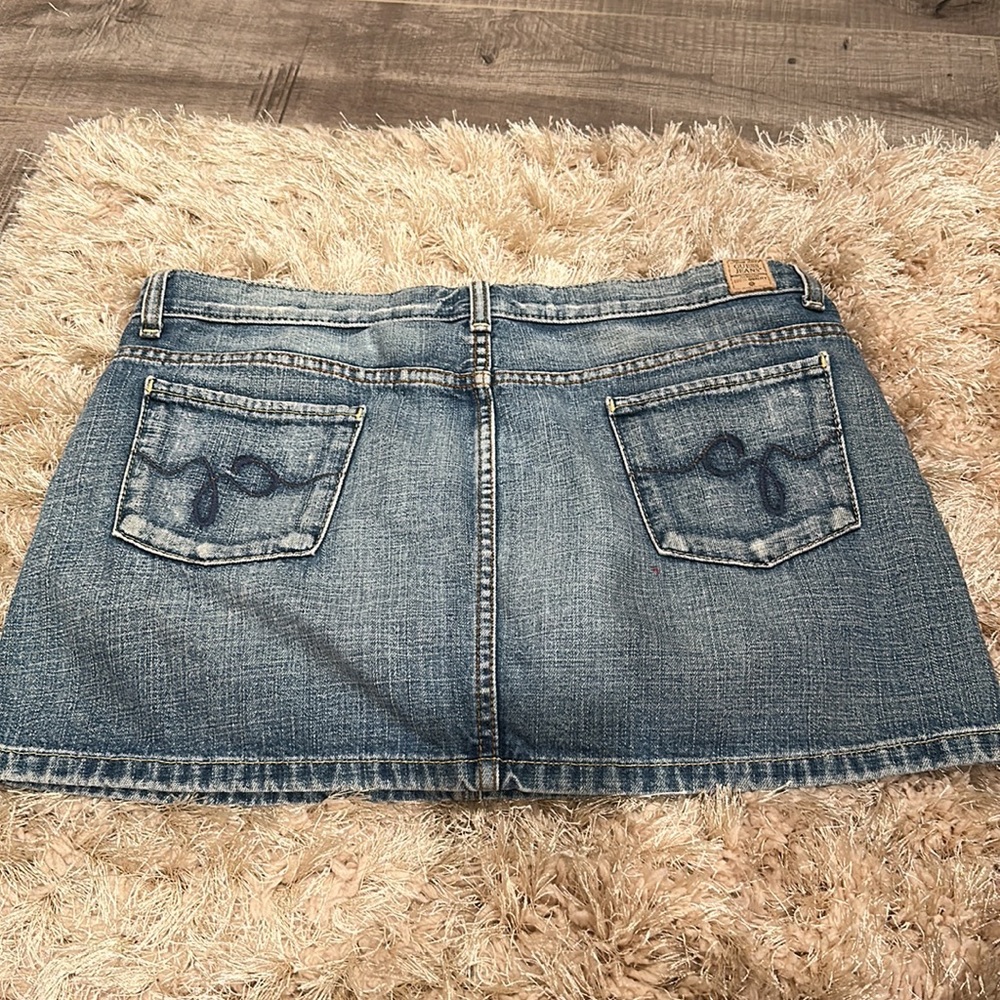 GUESS Womens Jean Mini Skirt - Picture 3 of 4